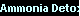Ammonia Detox